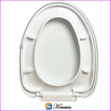 Nắp bồn cầu Krassen rơi êm cao cấp mũi nhọn cho bồn 1 & 2 khối nhựa PP nguyên sinh 2