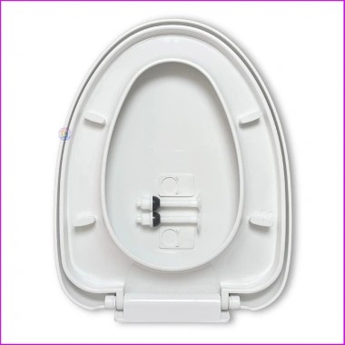 Nắp bồn cầu Krassen rơi êm cao cấp mũi nhọn cho bồn 1 & 2 khối nhựa PP nguyên sinh 4