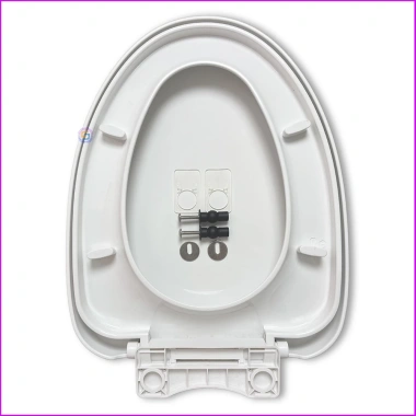 Nắp bồn cầu Krassen rơi êm cao cấp mũi nhọn cho bồn 1 & 2 khối nhựa PP nguyên sinh 9