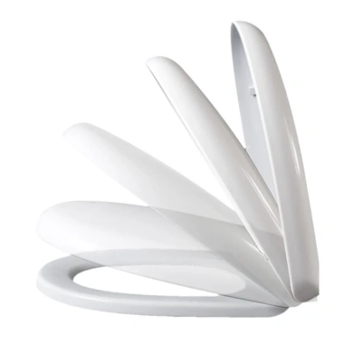 Nắp bồn cầu NAMSHEVA làm dày màu trắng kháng khuẩn, lắp đặt dễ dàng, giá chỉ 198.000đ