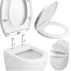 Nắp bồn cầu NAMSHEVA làm dày màu trắng kháng khuẩn, lắp đặt dễ dàng, giá chỉ 198.000đ 7
