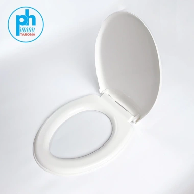 Nắp bồn cầu nhựa trắng cao cấp, bền đẹp, dễ lắp đặt, phù hợp mọi bệt - Chỉ 62.999₫