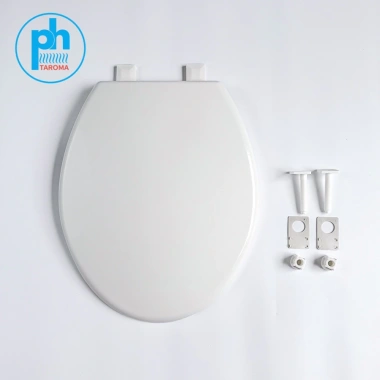 Nắp bồn cầu nhựa trắng cao cấp, bền đẹp, dễ lắp đặt, phù hợp mọi bệt - Chỉ 62.999₫