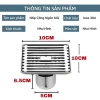 Nắp chặn cống inox 304 BC010 cao cấp: Ngăn mùi, ngăn côn trùng, tránh tắc nghẽn, giá ưu đãi 111.000₫