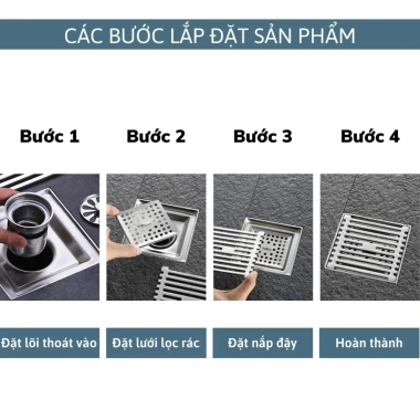 Nắp chặn cống inox 304 BC010 cao cấp: Ngăn mùi, ngăn côn trùng, tránh tắc nghẽn, giá ưu đãi 111.000₫ 3 Nắp chặn cống inox 304 BC010 cao cấp: Ngăn mùi, ngăn côn trùng, tránh tắc nghẽn, giá ưu đãi 111.000₫ 3