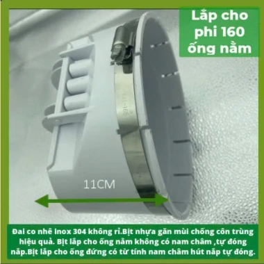Nắp Cống PVC Ngăn Mùi Hôi - Chống Côn Trùng, Chuột Bọ, Giá Sỉ 40.000đ