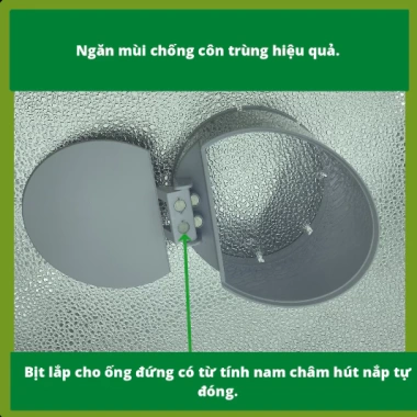 Nắp Cống PVC Ngăn Mùi Hôi, Chống Côn Trùng và Chuột Bọ, Nắp Đậy Thoát Sàn 60k 8