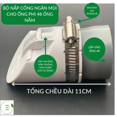 Nắp Cống PVC Ngăn Mùi Hôi, Chống Côn Trùng và Chuột Bọ, Nắp Đậy Thoát Sàn 60k 10
