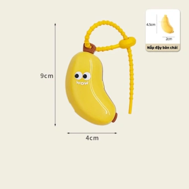 Nắp Đậy Bàn Chải Đánh Răng 2 Trong 1 và Tuýp Kem Du Lịch Tiện Lợi Hình Chuối Life Plus NDBC01 - Giá 25.023 10
