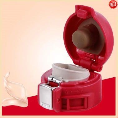 Nắp Đậy Bình Giữ Nhiệt Silicon Trong Suốt - Ống Hút Tiện Dụng Bé, 39.100 VND
