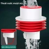 Nắp Đậy Ngăn Mùi Vi Khuẩn Đỏ 50-75mm - Chống Mùi, Diệt Vi Khuẩn, Giá 22.400₫ 5