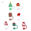 Nắp Đậy Ống Hút Silicone Dễ Thương Họa Tiết Giáng Sinh Bảo Vệ An Toàn Giá 32.010₫