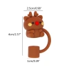 Nắp Đậy Ống Hút Silicone Dễ Thương Họa Tiết Giáng Sinh Bảo Vệ An Toàn Giá 32.010₫ 2