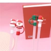 Nắp Đậy Ống Hút Silicone Dễ Thương Họa Tiết Giáng Sinh Bảo Vệ An Toàn Giá 32.010₫ 4