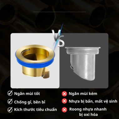 Nắp đậy và chặn cống đồng chống mùi, côn trùng đa kích thước - Giá 16.000₫ 4 Nắp đậy và chặn cống đồng chống mùi, côn trùng đa kích thước - Giá 16.000₫ 4