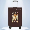 Nắp đậy vali nâu 20-30 inch Bảo vệ Velcro không dệt chống bụi giảm giá 24.584 VND 10