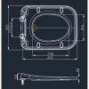Nắp ngồi bồn cầu American Standard vuông cao cấp - Giá chỉ 985.215đ 2