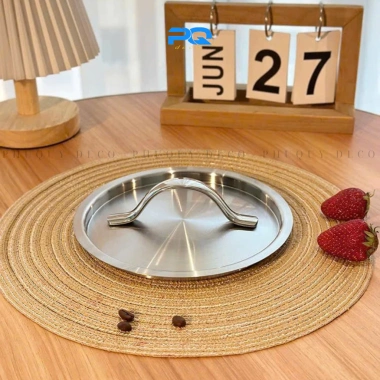 Nắp nồi inox 304 vung cho nồi chảo đúc nguyên khối size 16-28cm, chỉ 149.000₫ 5