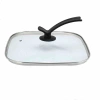 Nắp nồi inox vuông 30x30cm Nắp kính cường lực phù hợp chảo chiên lẩu điện bếp gia đình giảm giá 271.121 VND 5