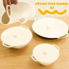 Nắp nồi silicon NAMSHEVA chống bụi, tay cầm, giữ tươi, tái sử dụng, chống tràn cho tủ lạnh và lò vi sóng - 34.980đ 6