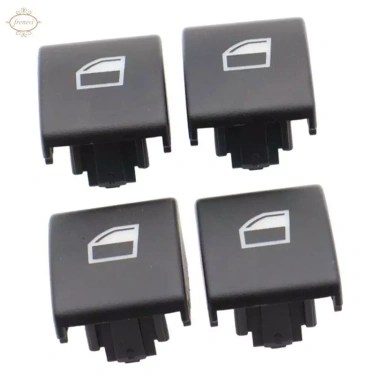 Nắp nút công tắc cửa sổ điện 4 miếng Lắp đặt dễ dàng, phụ tùng thay thế, phụ kiện ô tô, giảm giá 195.800 VND