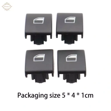 Nắp nút công tắc cửa sổ điện 4 miếng Lắp đặt dễ dàng, phụ tùng thay thế, phụ kiện ô tô, giảm giá 195.800 VND