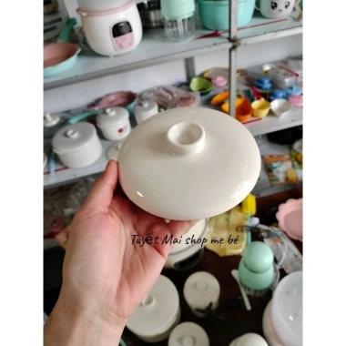 Nắp sứ 1L thay thế nồi chưng yến Bennix - Giá ưu đãi 55.000đ, chất liệu chịu nhiệt, dày dặn, an toàn