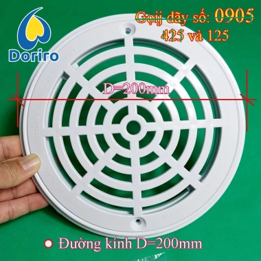 Nắp thu nước đáy/hồ bơi SP-1.030 hình tròn D20cm - Giá 128.000₫ giảm 28.160₫ 4 Nắp thu nước đáy/hồ bơi SP-1.030 hình tròn D20cm - Giá 128.000₫ giảm 28.160₫ 4