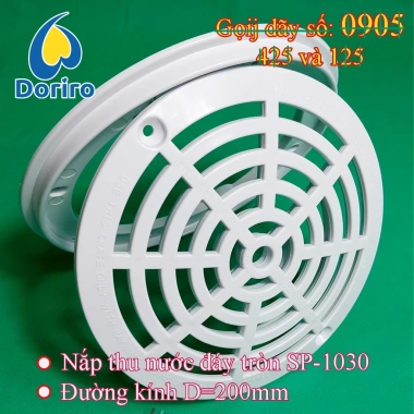Nắp thu nước đáy/hồ bơi SP-1.030 hình tròn D20cm - Giá 128.000₫ giảm 28.160₫