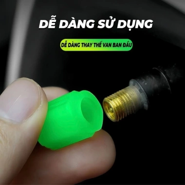 Nắp Van Lốp Phát Sáng Đêm LIBITU 2 Cái - An Toàn, Trang Trí, Fit Mọi Bánh Xe 3 Nắp Van Lốp Phát Sáng Đêm LIBITU 2 Cái - An Toàn, Trang Trí, Fit Mọi Bánh Xe 3