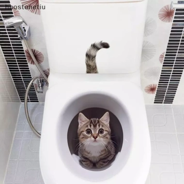 Nắp Vệ Sinh Decal NS Chống Thấm Nước WC - Tự Dính, Tháo Rời, Trang Trí Gia Đình