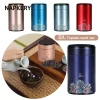 NAPKERY Bình Trà Thiếc Tròn, Hộp Bảo Quản Đậu Cà Phê Chống ẩm, Dung tích lớn, Di động - Giá ưu đãi 71.170 VND