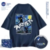Nasa Khớp Ngắn Tay Nam Nữ Xu Hướng Thời Trang Hè 2.026 Phong Cách Rời Cặp Đôi 4