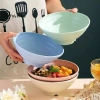 NcVHrt 7-10 inch Bát Nhựa Nhật Bản Không Thể Phá Vỡ - Ramen, Súp, Salad, An toàn Lò Vi Sóng và Máy Rửa Chén, Giá 62.700 VND 5