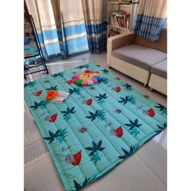 Nệm cuộn gấp gọn cotton 100% – Nệm trải sàn du lịch, giá 320.000đ, tiện lợi, thoáng mát 3