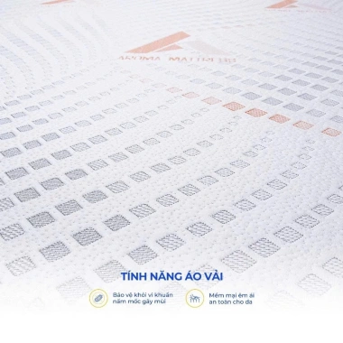 Nệm Foam Aroma Luxury Plus nguyên khối đàn hồi - Hỗ trợ nâng đỡ, giảm đau lưng, bảo hành 10 năm - 3.58tr 6