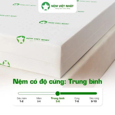 Nệm Foam Việt Nhật Sora - Bảo hành 10 năm, hỗ trợ nâng đỡ, êm ái, mềm mại, đa kích thước, giá 1.61 triệu