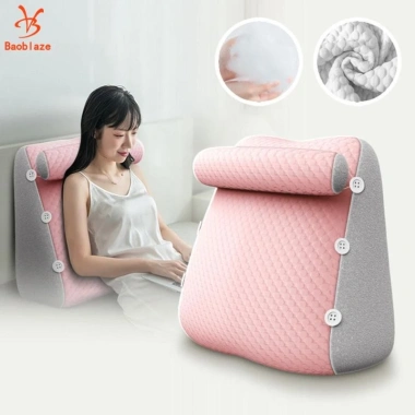 Nêm Gối Đầu Đa Chức Năng Điều Chỉnh Đệm Lưng Tam Giác, Hỗ Trợ Ngồi Thư Giãn, Quà Tặng Mẹ Giường - Giá 251.640 VND