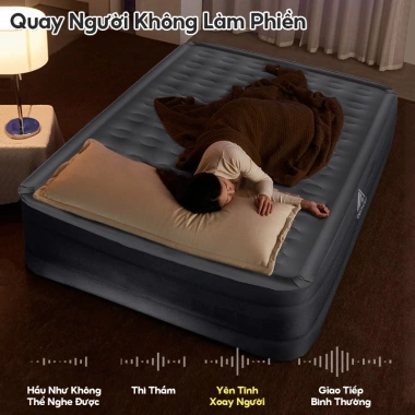 Nệm hơi gấp gọn 1-3 người kèm máy bơm điện, siêu nhẹ, giá ưu đãi 599.000 7