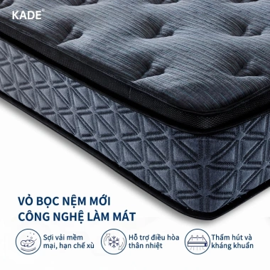 Nệm lò xo 26cm KADE Home Goods - Độc lập, mát mẻ, thoáng khí cho khách sạn 5 sao - Giá ưu đãi 3.499.000₫ 5