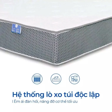 Nệm Lò Xo Aroma Cool Coil 2 Viền – Êm Đàn Hồi, Thoáng Khí, Hỗ Trợ Cơ Thể, Bảo Hành 10 Năm – Giá 4,680,000₫ 5 Nệm Lò Xo Aroma Cool Coil 2 Viền – Êm Đàn Hồi, Thoáng Khí, Hỗ Trợ Cơ Thể, Bảo Hành 10 Năm – Giá 4,680,000₫ 5