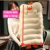 Nệm lót ghế dài, đệm ngồi bệt tựa lưng cao, gối ôm ngủ - Chiếu ngủ văn phòng giá ưu đãi 229.000 VND 9