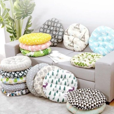 Nệm Lót Ghế Văn Phòng 40x40cm Đệm Bông Ngồi Bệt Kiểu Nhật - Trang Trí Quán Cafe và Trà Sữa FREESHIP