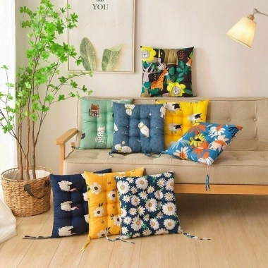 Nệm Lót Ghế Văn Phòng 40x40cm Đệm Bông Ngồi Bệt Kiểu Nhật - Trang Trí Quán Cafe và Trà Sữa FREESHIP