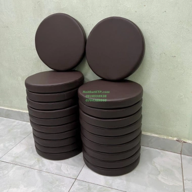 Nệm ngồi tròn 39cm chất simili cao cấp dày 5cm - Giá chỉ 150.000đ, giảm mạnh 4