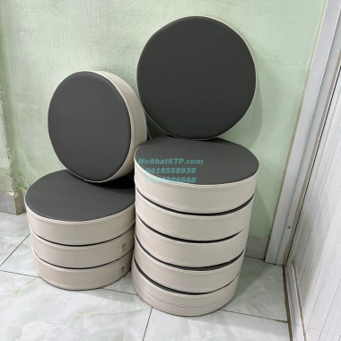 Nệm ngồi tròn 40cm chất simili cao cấp dày 10cm - Giá chỉ 260.000 VNĐ 5