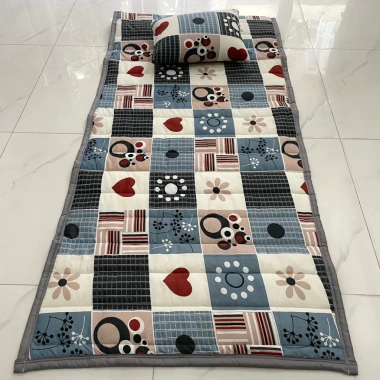 Nệm ngủ văn phòng đa năng 80x190cm gấp gọn, tiện lợi du lịch, giảm giá 164k