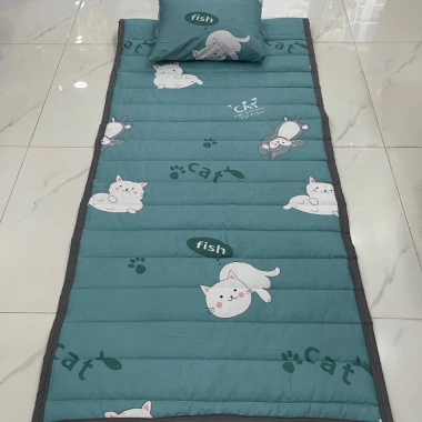Nệm ngủ văn phòng đa năng 80x190cm gấp gọn, tiện lợi du lịch, giảm giá 164k