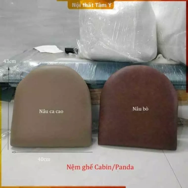 Nệm thay thế ghế Cabin Panda, Mango - Da simili sang trọng, giảm còn 75.000đ