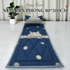 Nệm văn phòng 80x200cm - Trải sàn hỗ trợ lưng, thoáng khí, gập gọn dễ vệ sinh, giá ưu đãi 160k 4